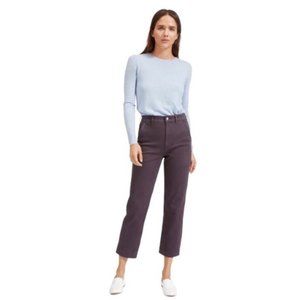 Everlane Straight Leg Crop Pant- Gray